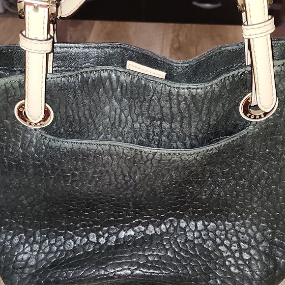 Michael Kors Black Leather Tote Bag - Picture 10 of 11